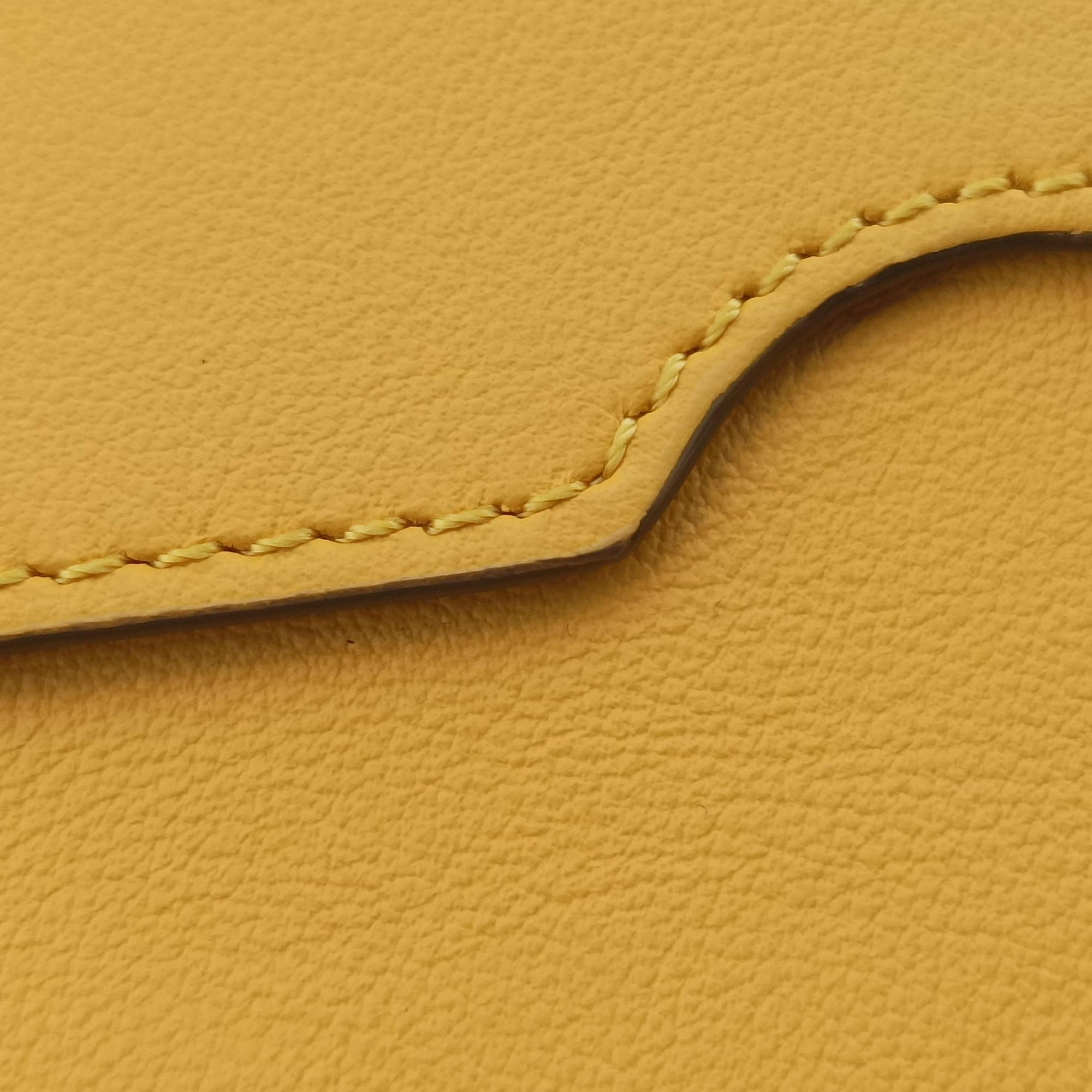 Secondhand Fendi Aurock Camera Case Mini Yellow Suede × Leather 8BS058 shoulderbag | stylenewstar