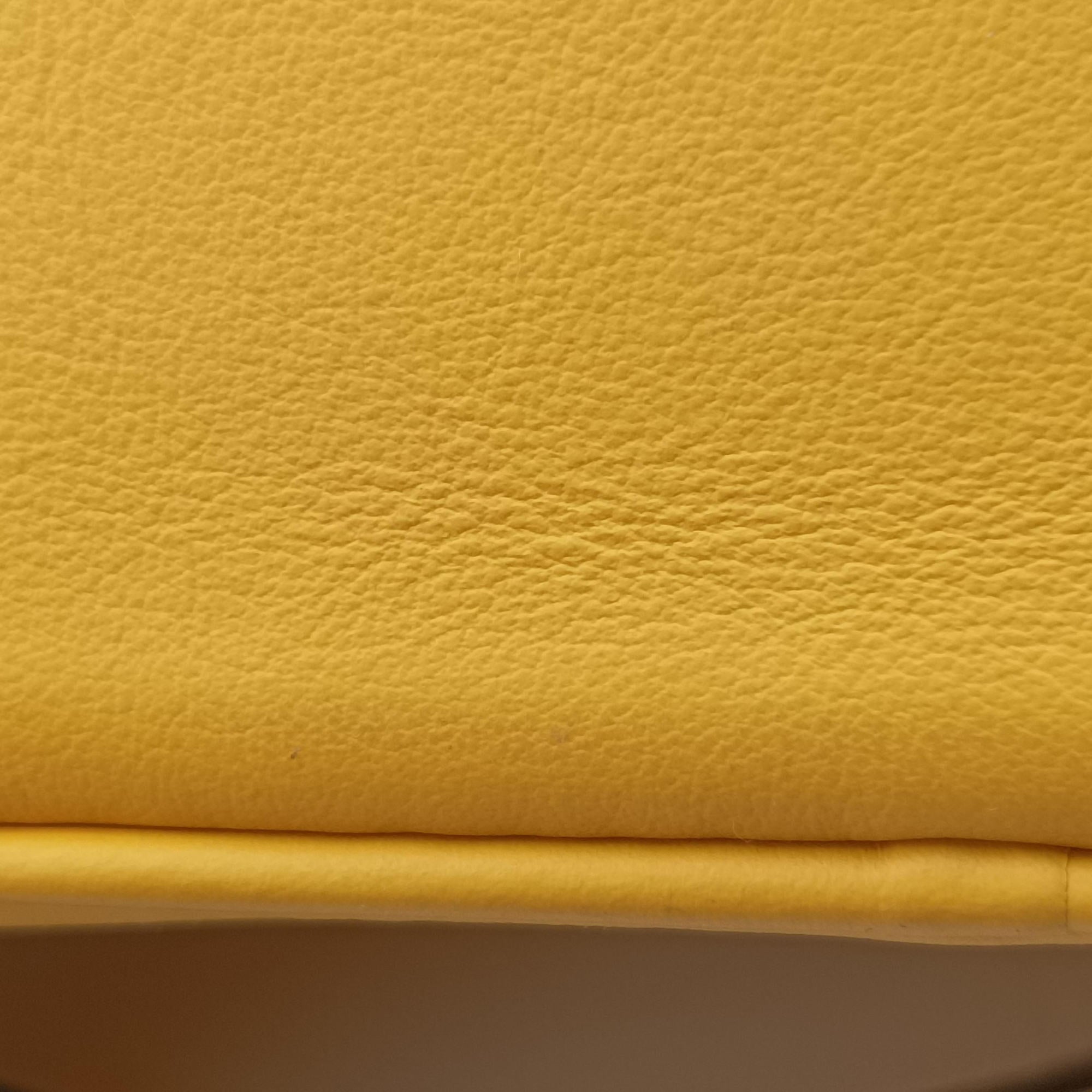Secondhand Fendi Aurock Camera Case Mini Yellow Suede × Leather 8BS058 shoulderbag | stylenewstar