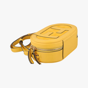 Secondhand Fendi Aurock Camera Case Mini Yellow Suede × Leather 8BS058 shoulderbag | stylenewstar
