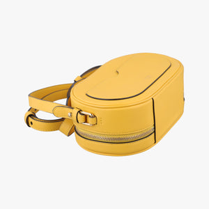 Secondhand Fendi Aurock Camera Case Mini Yellow Suede × Leather 8BS058 shoulderbag | stylenewstar