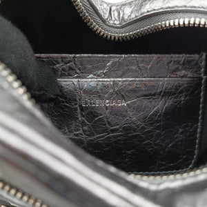 Vintage Balenciaga Heart mini Silver Lambskin  shoulderbag | stylenewstar