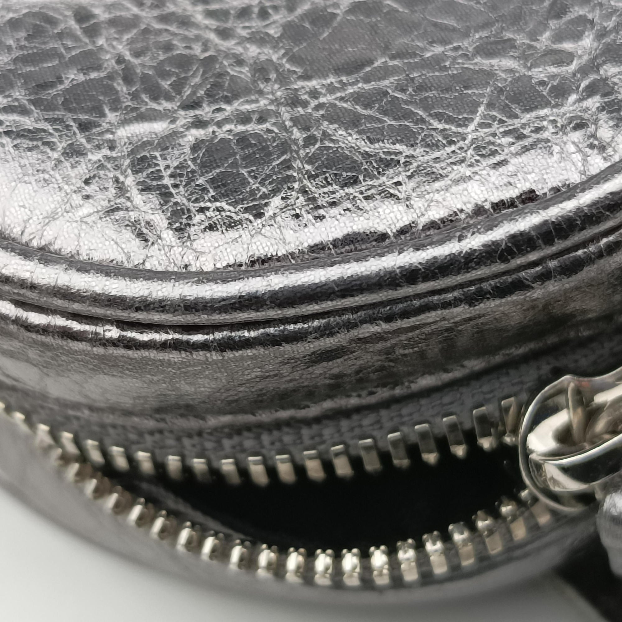 Vintage Balenciaga Heart mini Silver Lambskin  shoulderbag | stylenewstar