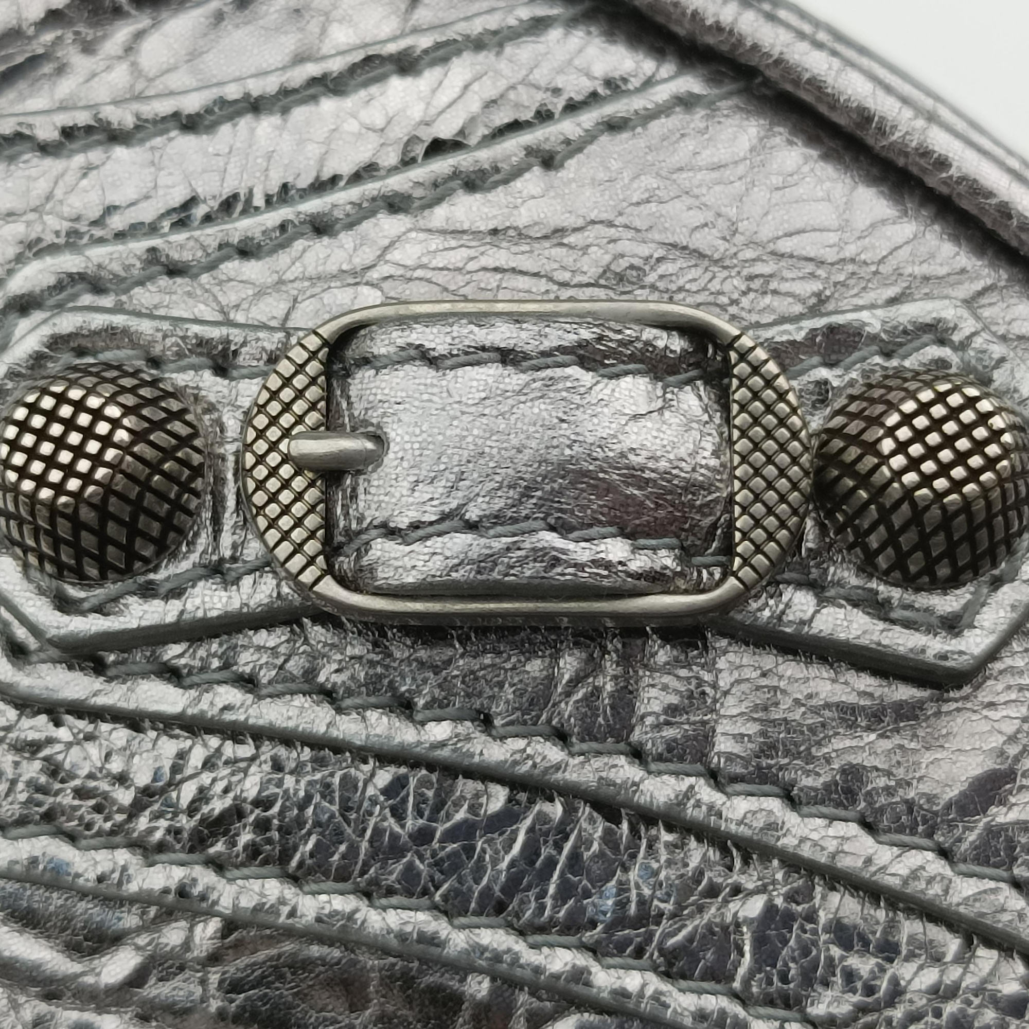 Vintage Balenciaga Heart mini Silver Lambskin  shoulderbag | stylenewstar