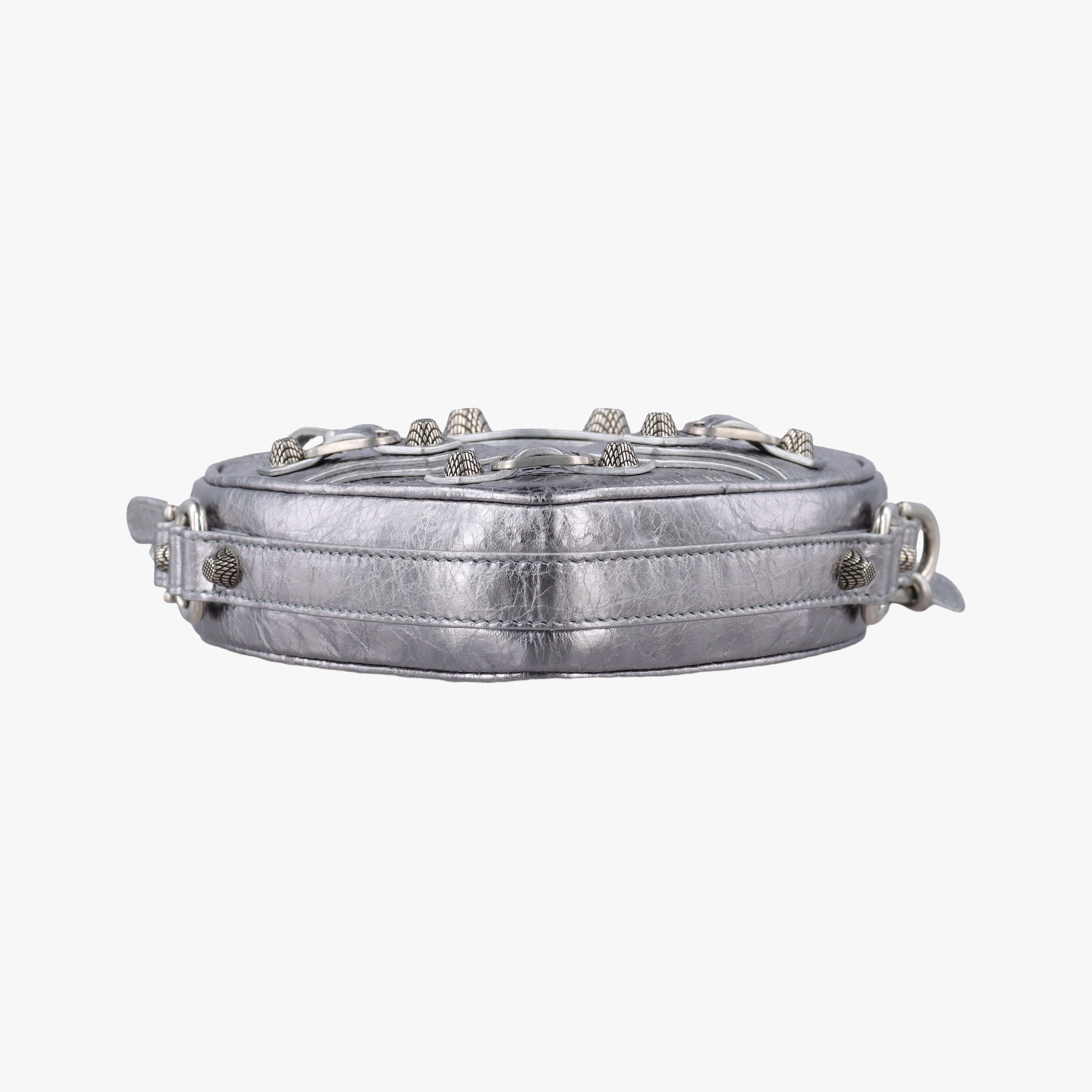 Vintage Balenciaga Heart mini Silver Lambskin  shoulderbag | stylenewstar