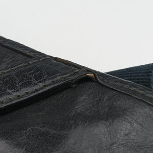 Pre-owned Yves Saint Laurent Vavin Black Leather 150273 shoulderbag | stylenewstar