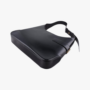 Pre-owned Ferragamo Archive Black Leather  shoulderbag | stylenewstar