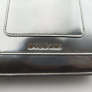 Pre-owned Bvlgari SERPENTI FOREVER Silver Enamel  shoulderbag | stylenewstar