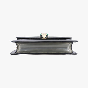 Pre-owned Bvlgari SERPENTI FOREVER Silver Enamel  shoulderbag | stylenewstar