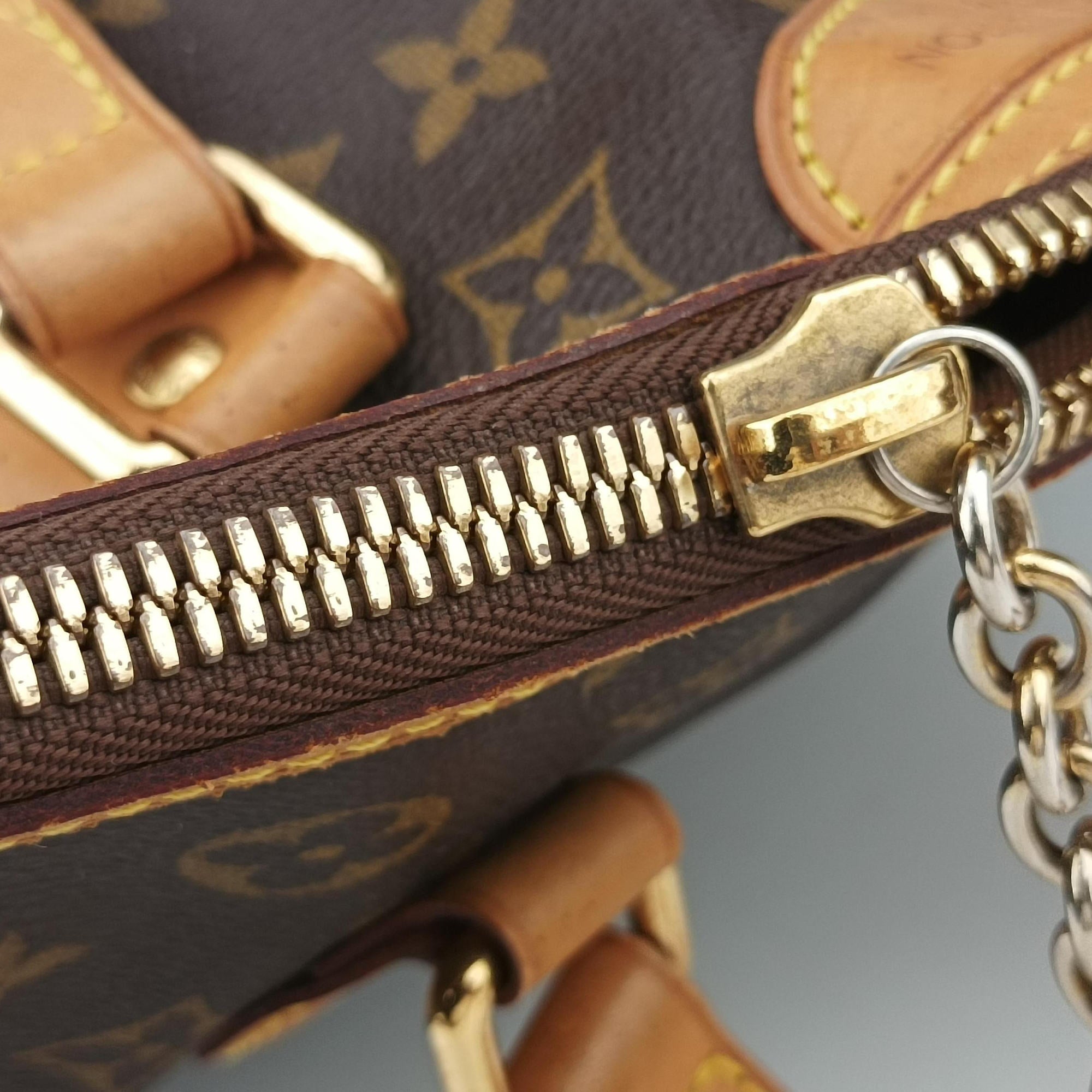 Pre-owned Louis Vuitton PALERMO GM brown Monogram Canvas M40146 shoulderbag | stylenewstar