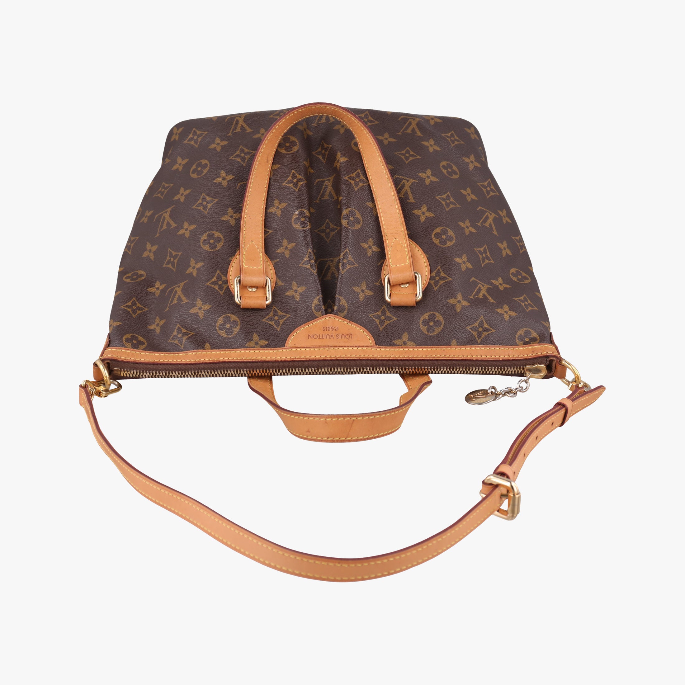 Pre-owned Louis Vuitton PALERMO GM brown Monogram Canvas M40146 shoulderbag | stylenewstar