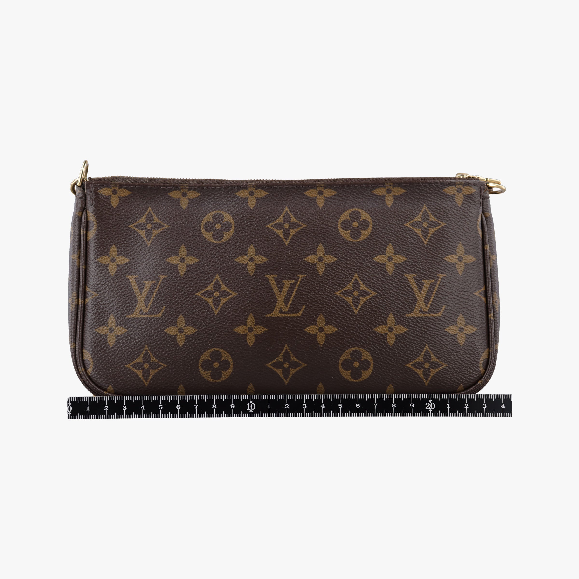 Secondhand Louis Vuitton Multi Pochette Accessoir brown×khaki Monogram Canvas M44813 shoulderbag | stylenewstar