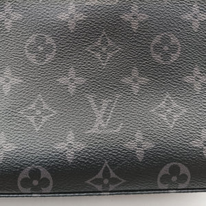 Pre-owned Louis Vuitton Steamer Messenger BLACK Monogram Eclipse M45585 shoulderbag | stylenewstar