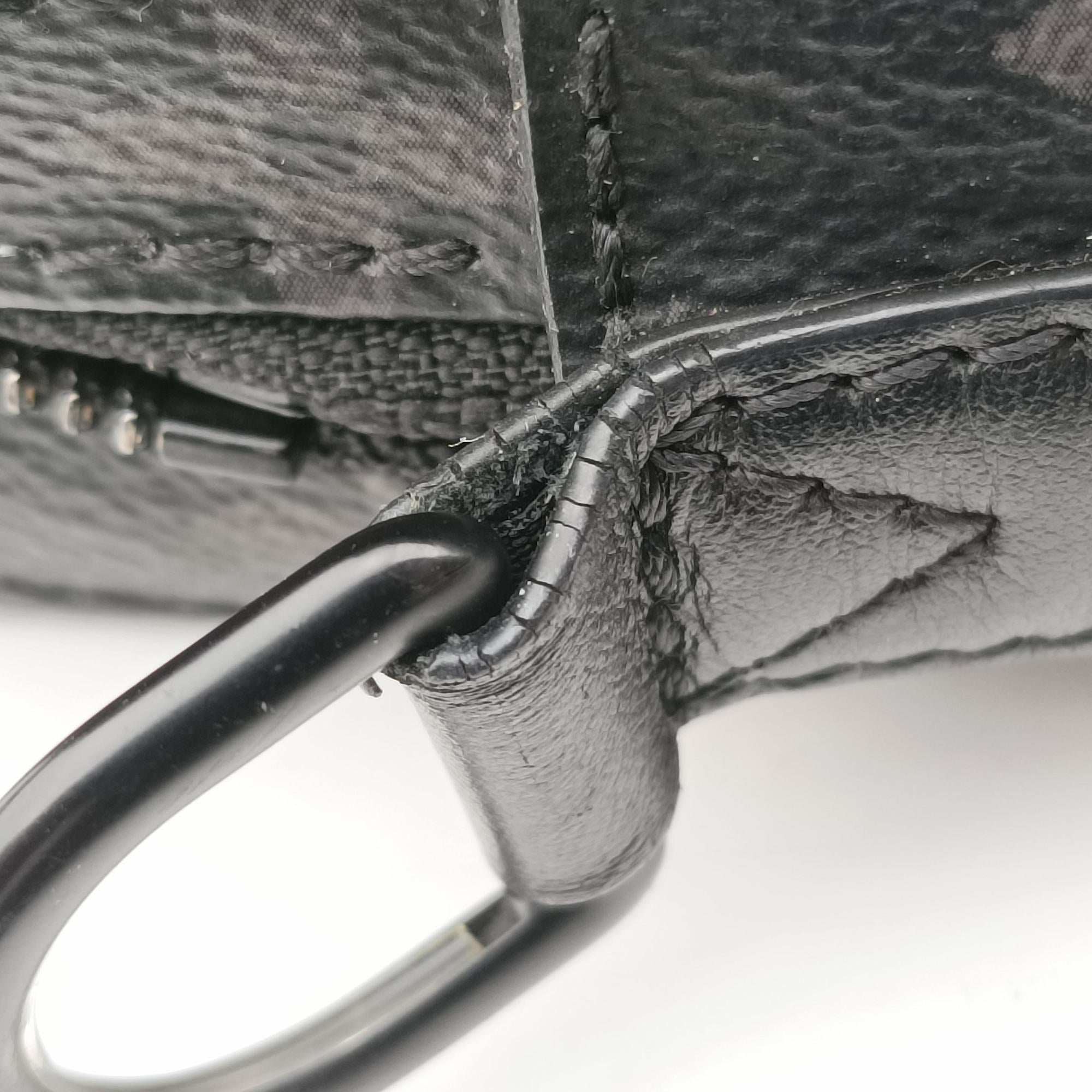 Pre-owned Louis Vuitton Steamer Messenger BLACK Monogram Eclipse M45585 shoulderbag | stylenewstar