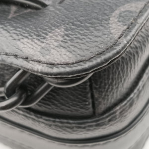 Pre-owned Louis Vuitton Steamer Messenger BLACK Monogram Eclipse M45585 shoulderbag | stylenewstar