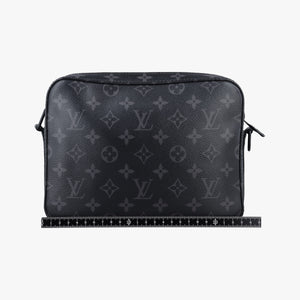 Pre-owned Louis Vuitton Steamer Messenger BLACK Monogram Eclipse M45585 shoulderbag | stylenewstar