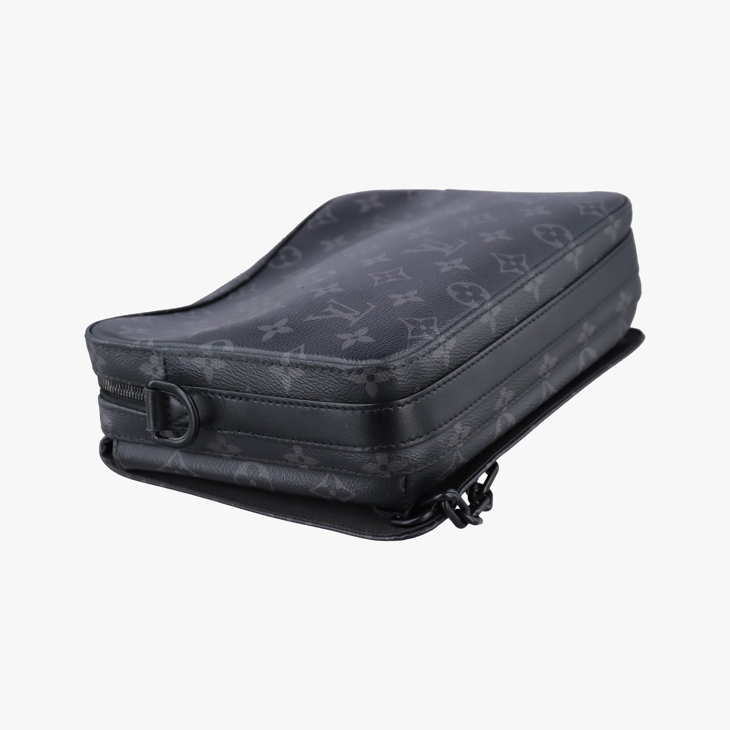 Pre-owned Louis Vuitton Steamer Messenger BLACK Monogram Eclipse M45585 shoulderbag | stylenewstar