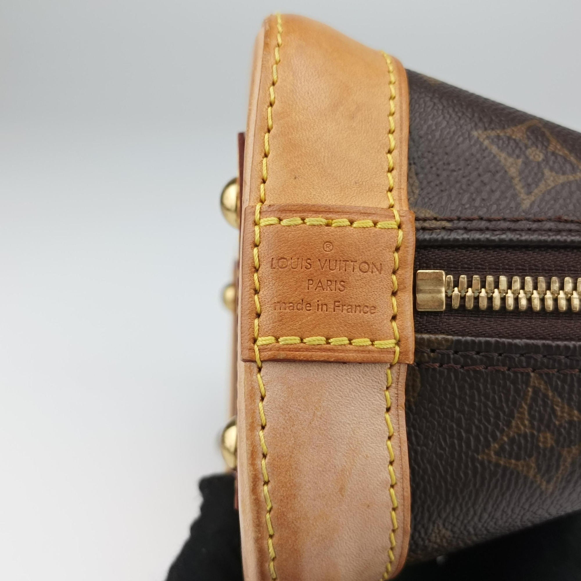 Pre-owned Louis Vuitton Alma BB　 Brown Monogram Canvas M53152 shoulderbag | stylenewstar