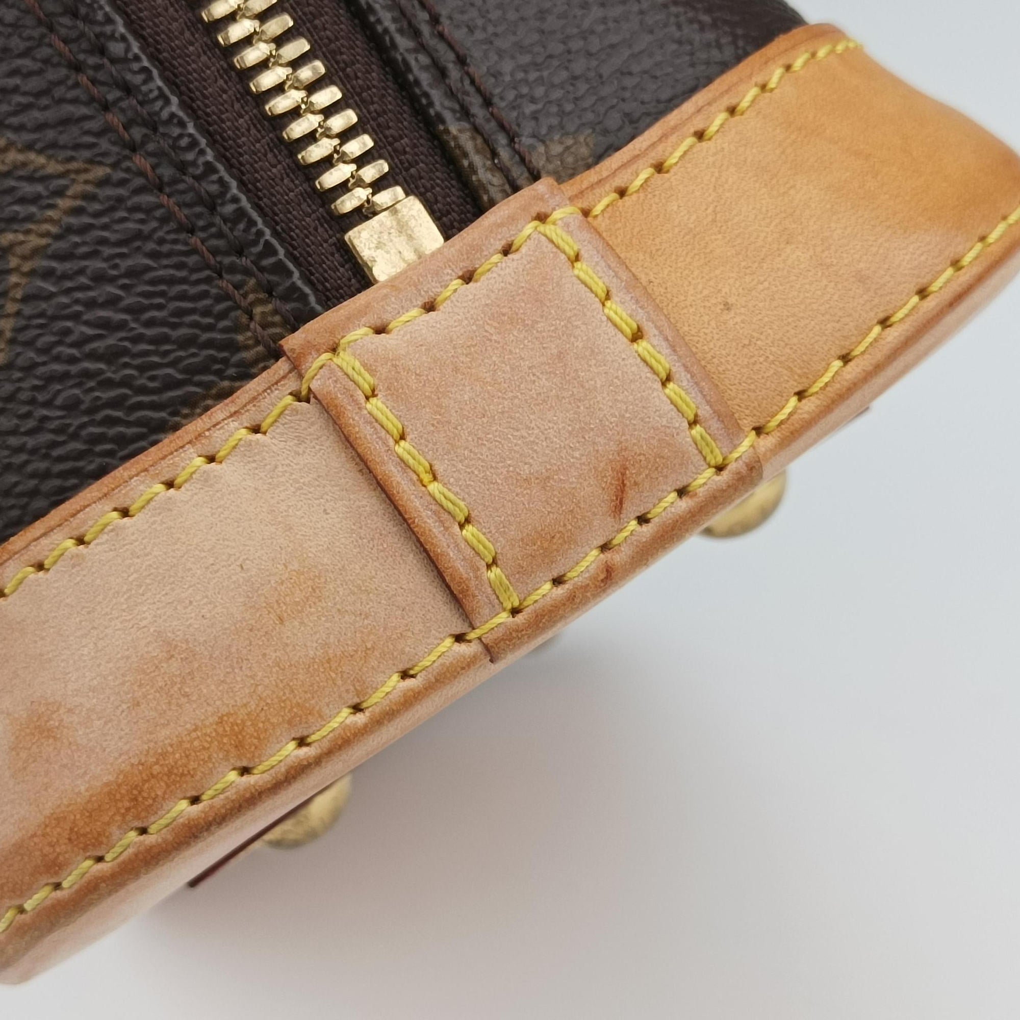 Pre-owned Louis Vuitton Alma BB　 Brown Monogram Canvas M53152 shoulderbag | stylenewstar