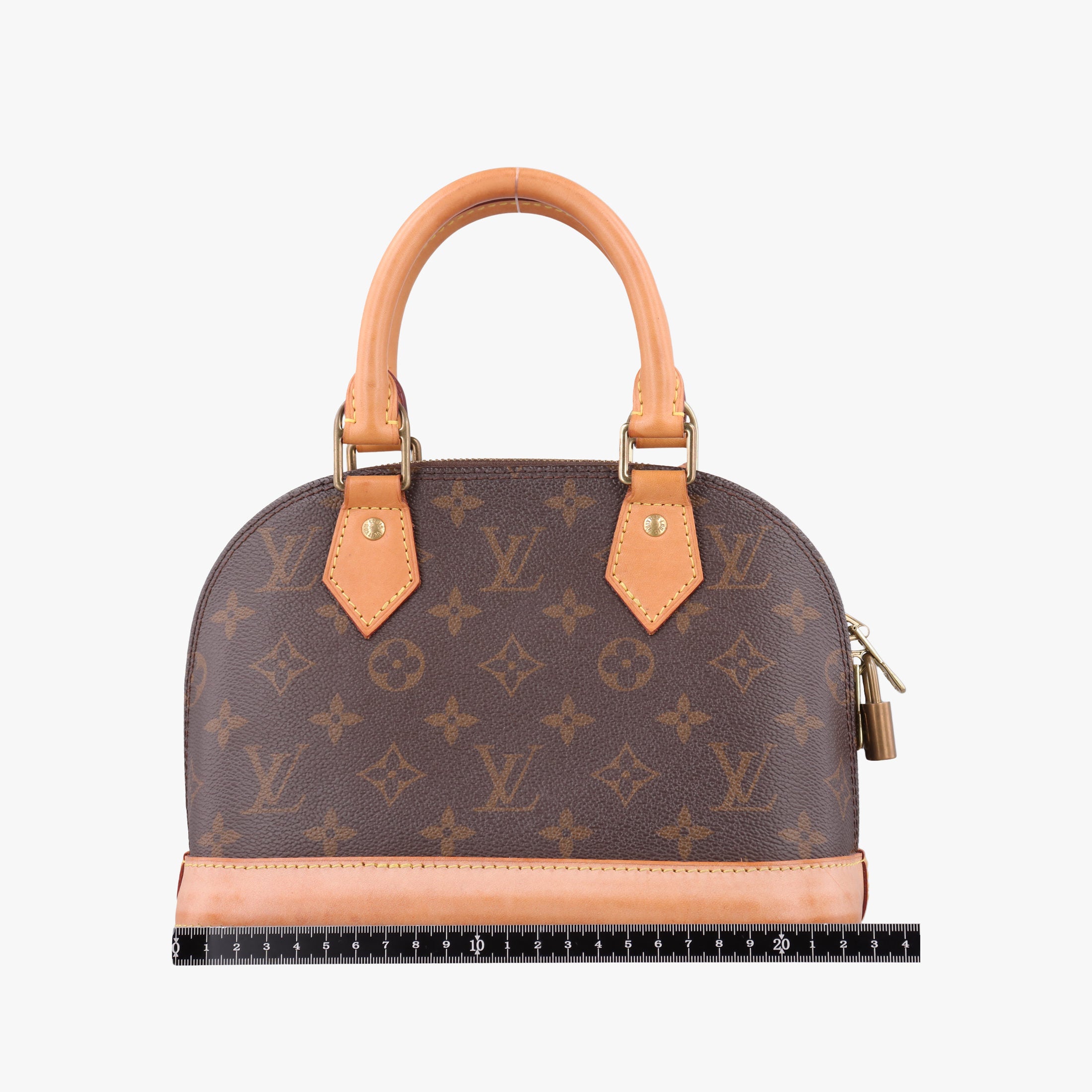 Pre-owned Louis Vuitton Alma BB　 Brown Monogram Canvas M53152 shoulderbag | stylenewstar