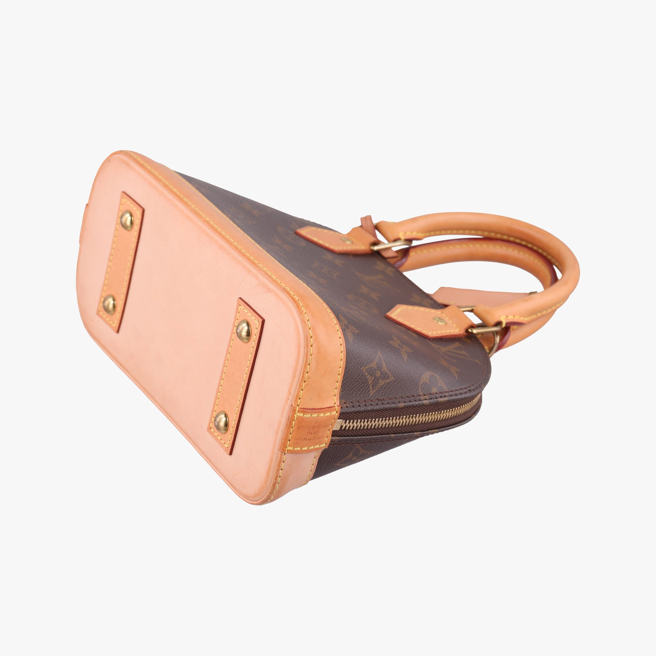 Pre-owned Louis Vuitton Alma BB　 Brown Monogram Canvas M53152 shoulderbag | stylenewstar
