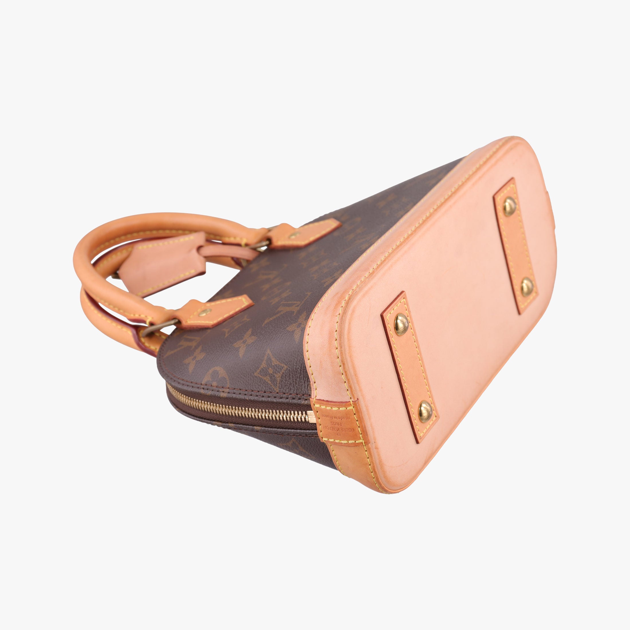 Pre-owned Louis Vuitton Alma BB　 Brown Monogram Canvas M53152 shoulderbag | stylenewstar