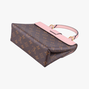 Secondhand Louis Vuitton LOCKY BB Brown×ROSE POUDRE Monogram Canvas×calf leather M44080 shoulderbag | stylenewstar