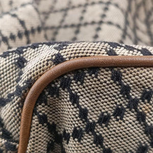 Pre-owned Gucci Sukey GUCCISSIMA Brown x Beige canvas×leather 223974 shoulderbag | stylenewstar
