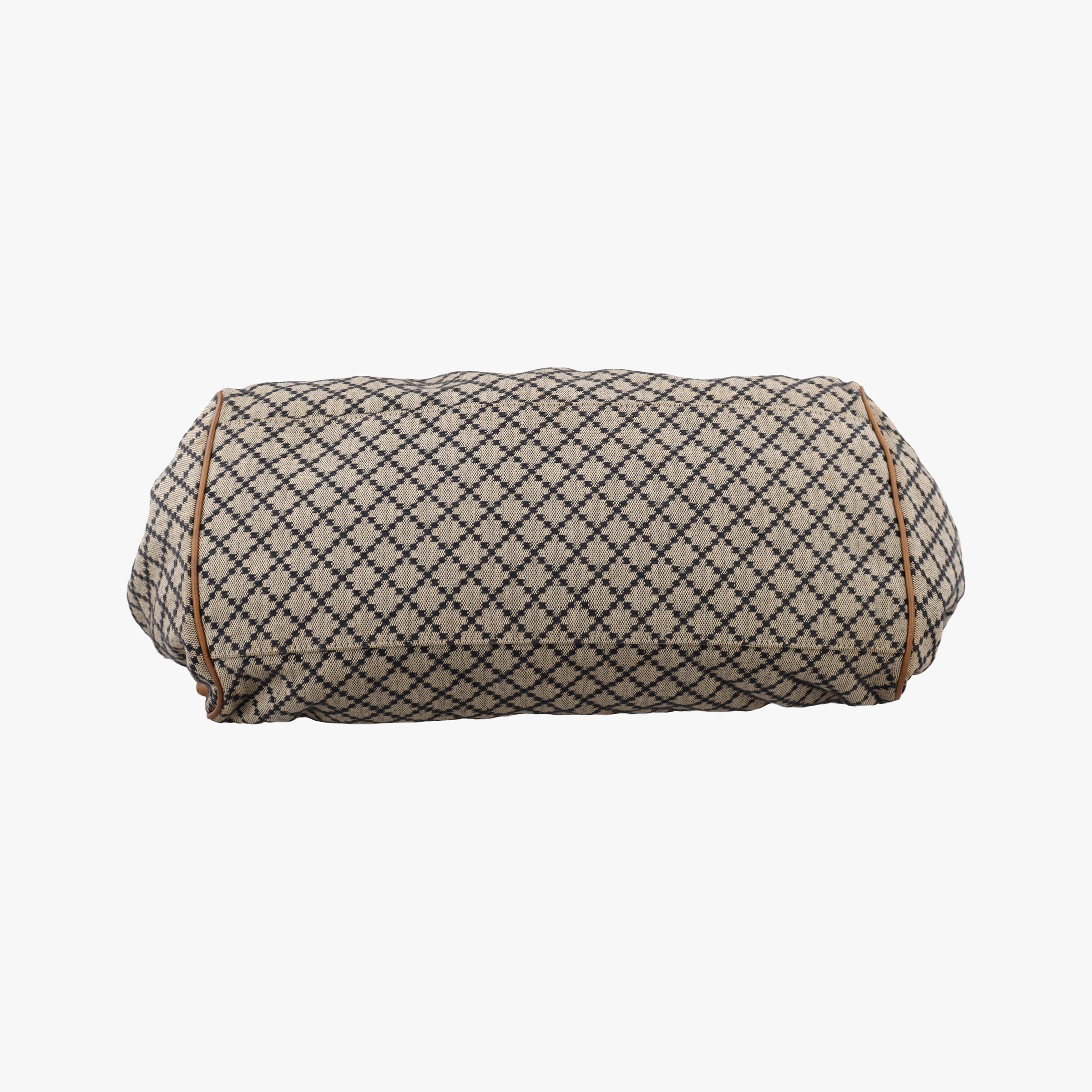 Pre-owned Gucci Sukey GUCCISSIMA Brown x Beige canvas×leather 223974 shoulderbag | stylenewstar