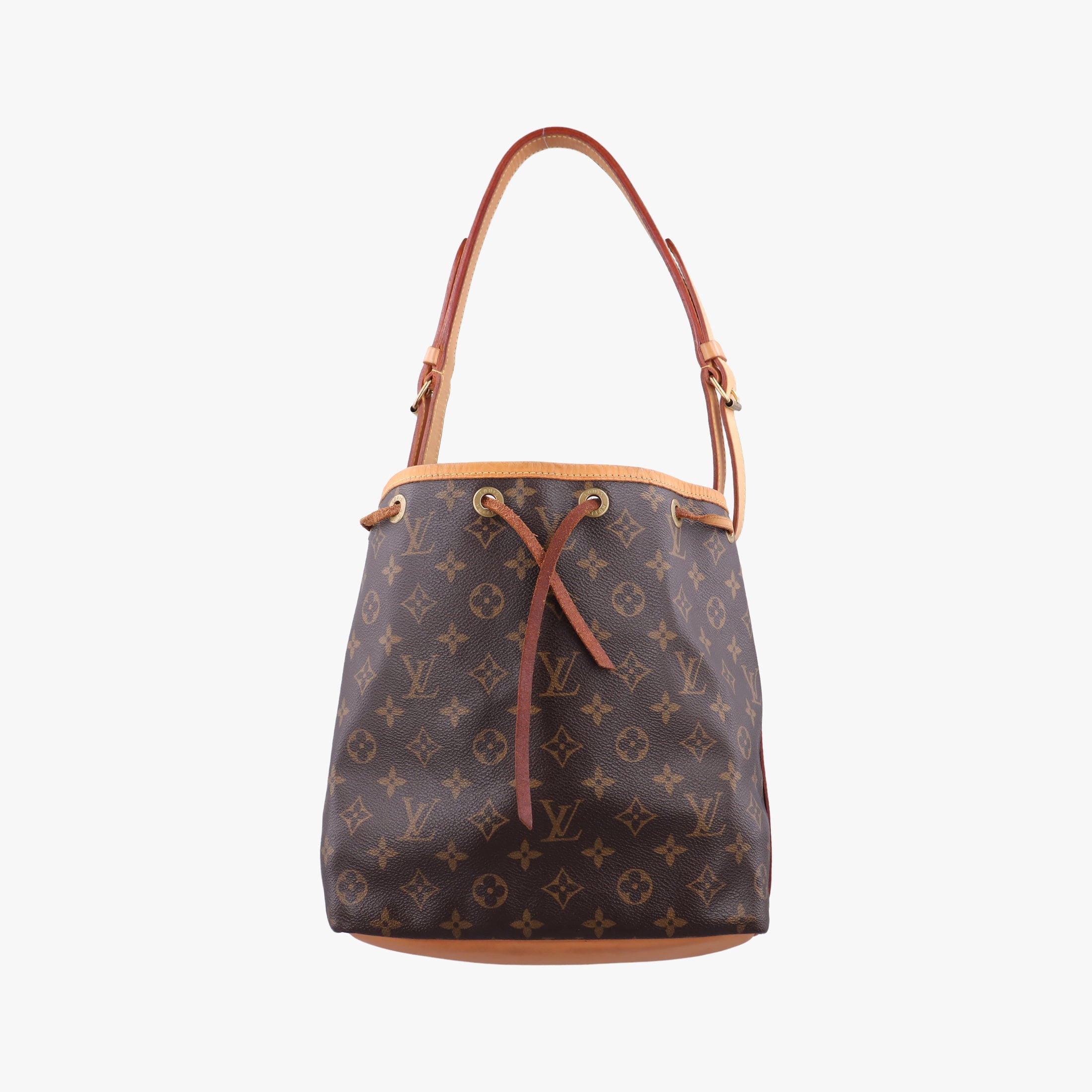 Pre-owned Louis Vuitton Petit Noe Brown Monogram Canvas M42226 shoulderbag | stylenewstar