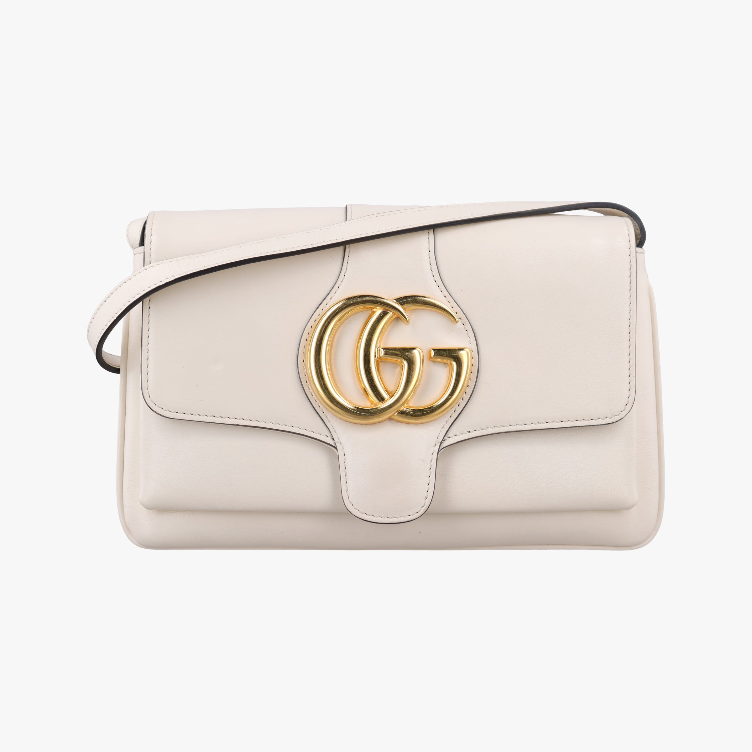 Secondhand Gucci Arli White Leather 550129 shoulderbag | stylenewstar