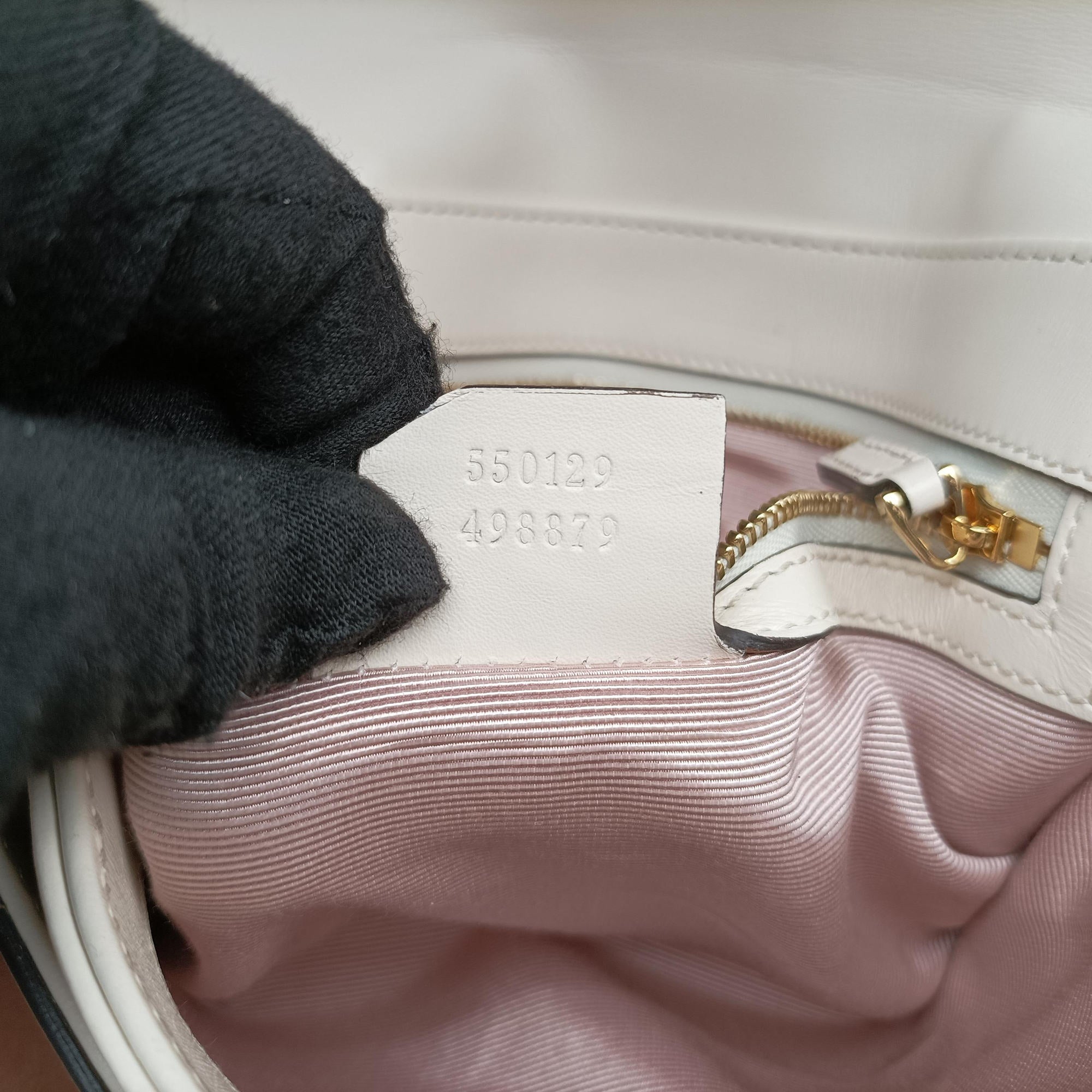 Secondhand Gucci Arli White Leather 550129 shoulderbag | stylenewstar