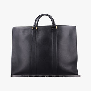 Pre-owned Gucci Sherry (Web) Black Leather 429036 shoulderbag | stylenewstar