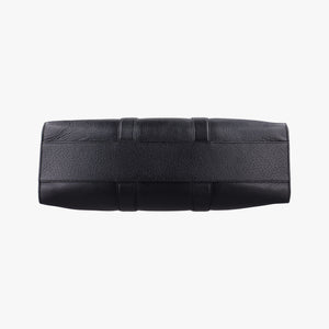 Pre-owned Gucci Sherry (Web) Black Leather 429036 shoulderbag | stylenewstar