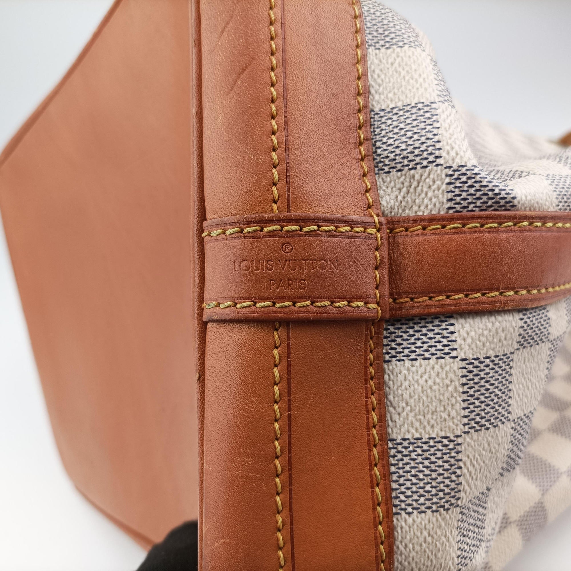 Vintage Louis Vuitton Noe Azur Damier Canvas N42222 shoulderbag | stylenewstar