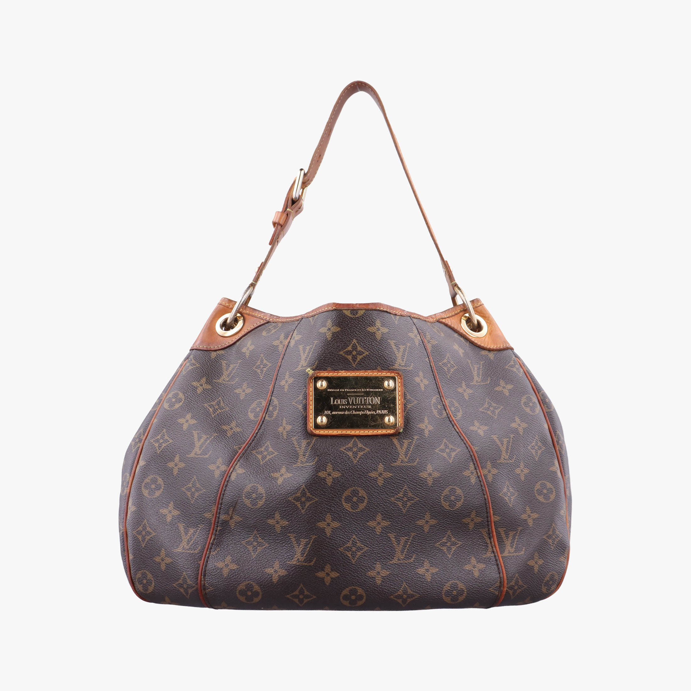 Pre-owned Louis Vuitton GALLIERA PM Brown Monogram Canvas M56382 shoulderbag | stylenewstar