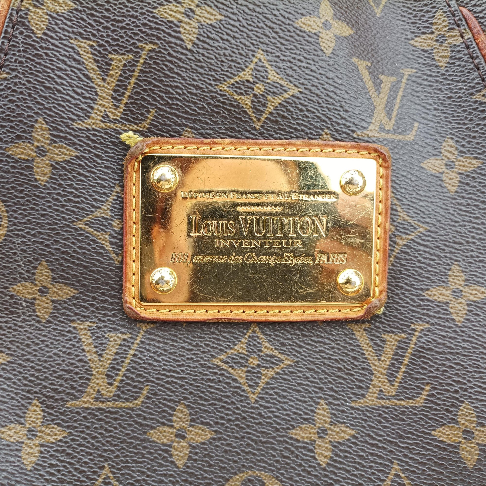 Pre-owned Louis Vuitton GALLIERA PM Brown Monogram Canvas M56382 shoulderbag | stylenewstar