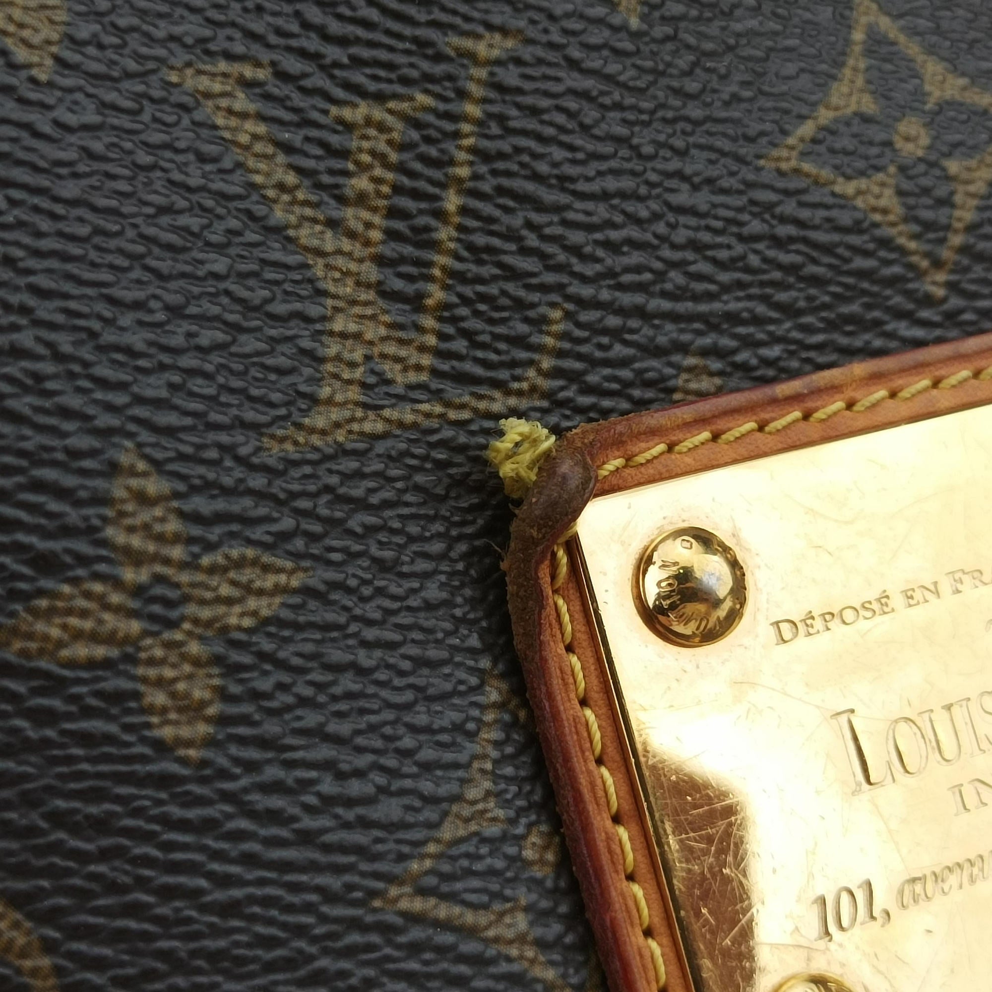 Pre-owned Louis Vuitton GALLIERA PM Brown Monogram Canvas M56382 shoulderbag | stylenewstar