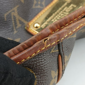 Pre-owned Louis Vuitton GALLIERA PM Brown Monogram Canvas M56382 shoulderbag | stylenewstar