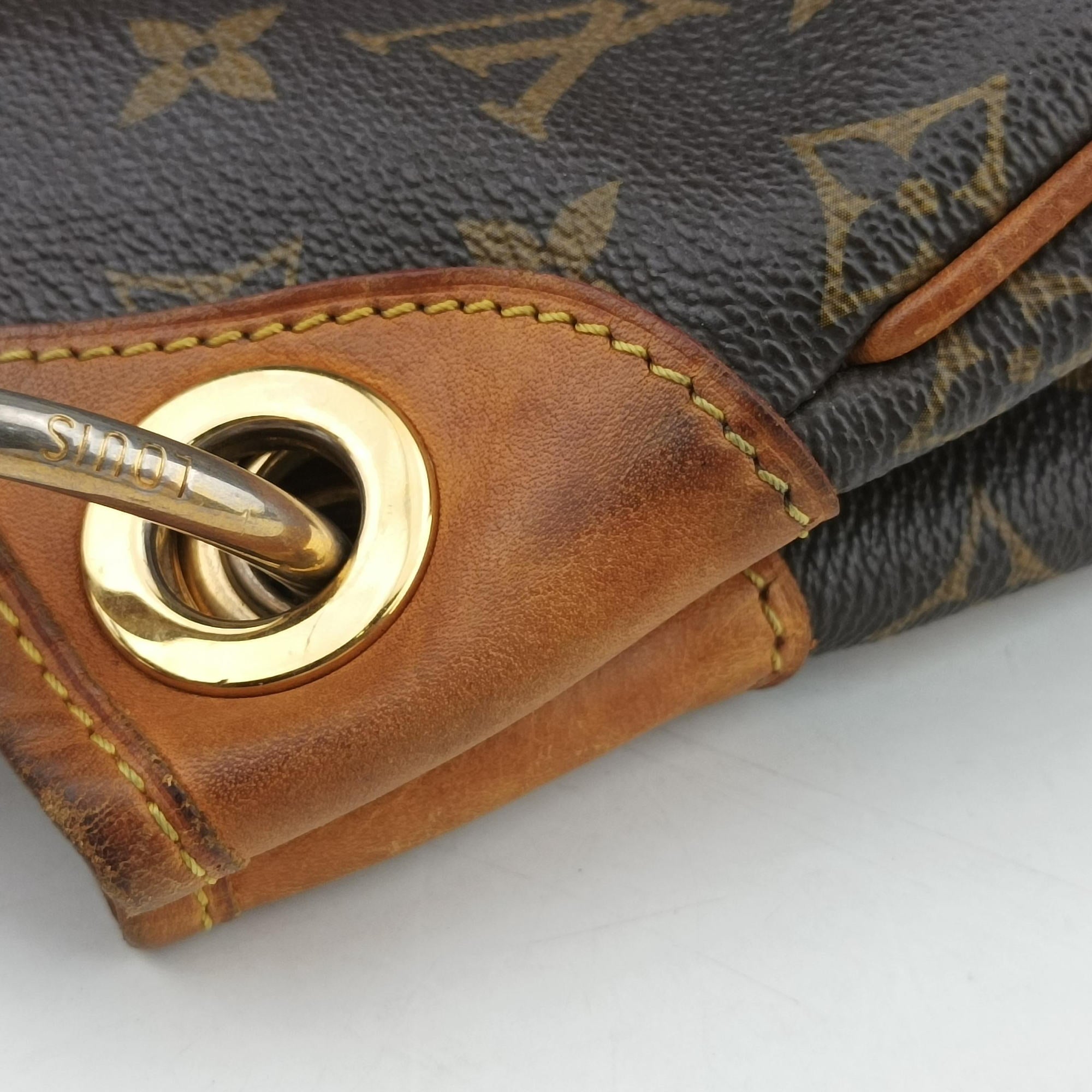 Pre-owned Louis Vuitton GALLIERA PM Brown Monogram Canvas M56382 shoulderbag | stylenewstar