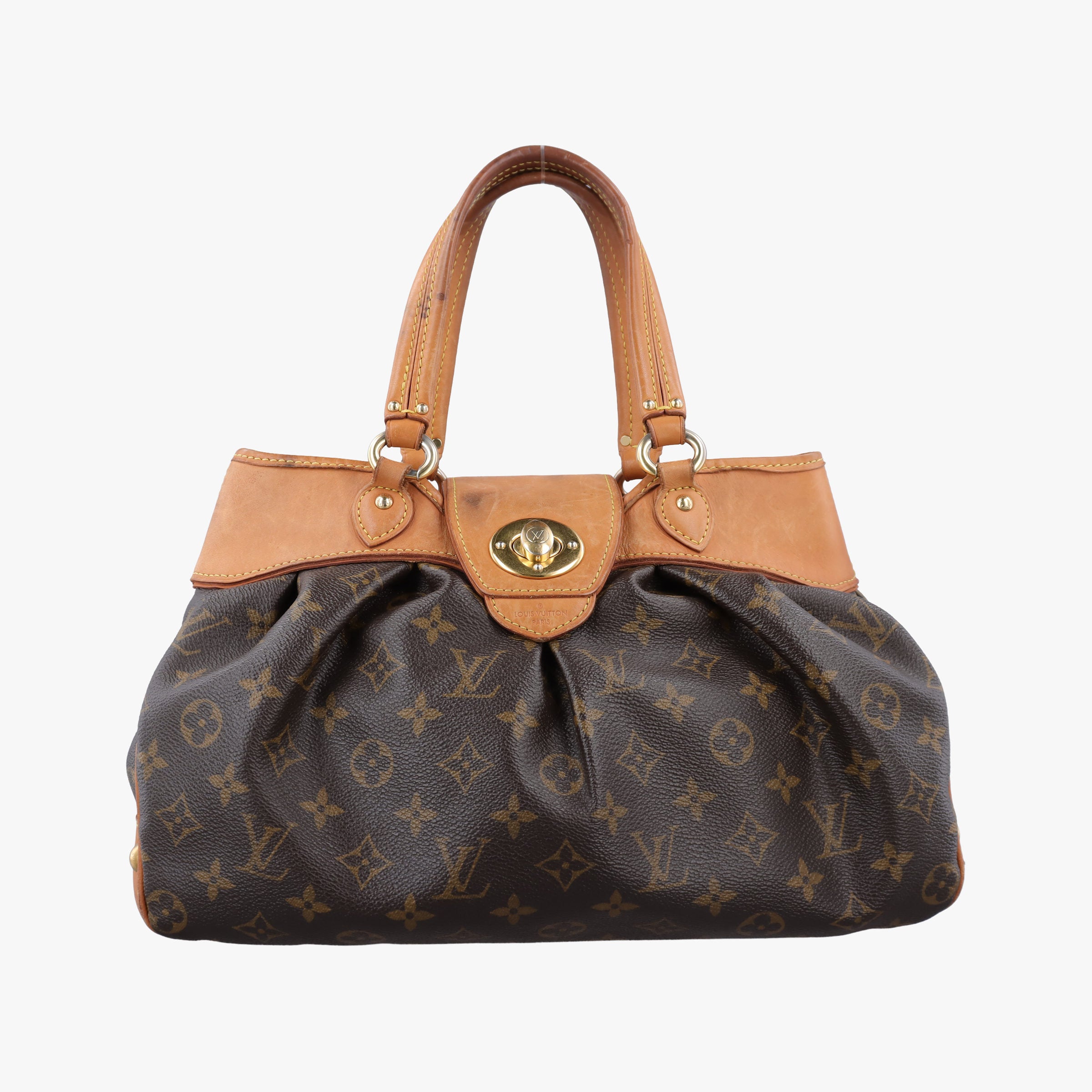 Pre-owned Louis Vuitton Monogram Boesy PM Brown Monogram Canvas M45715 handbag | stylenewstar