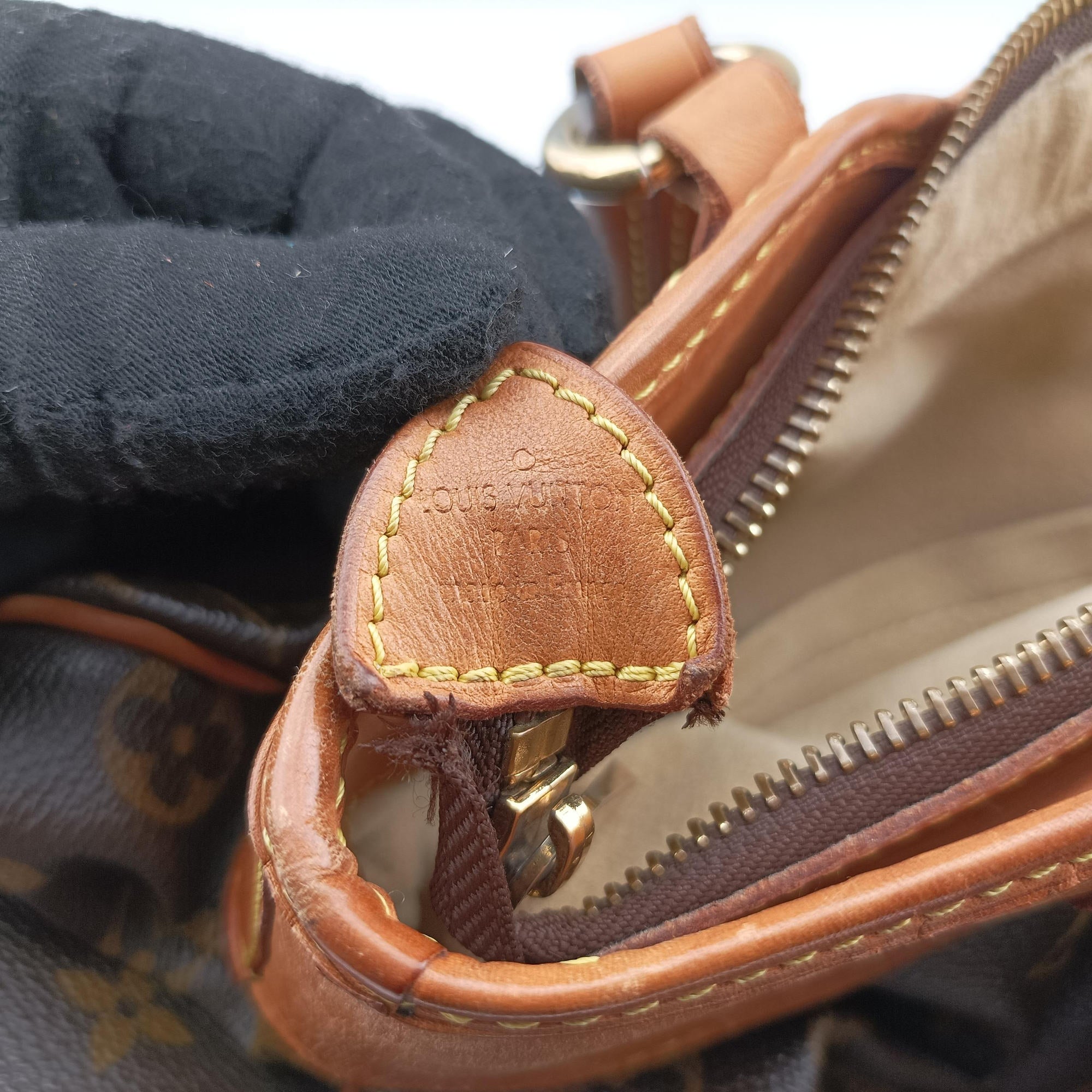 Pre-owned Louis Vuitton Monogram Boesy PM Brown Monogram Canvas M45715 handbag | stylenewstar
