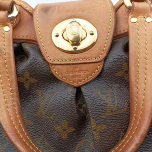 Pre-owned Louis Vuitton Monogram Boesy PM Brown Monogram Canvas M45715 handbag | stylenewstar
