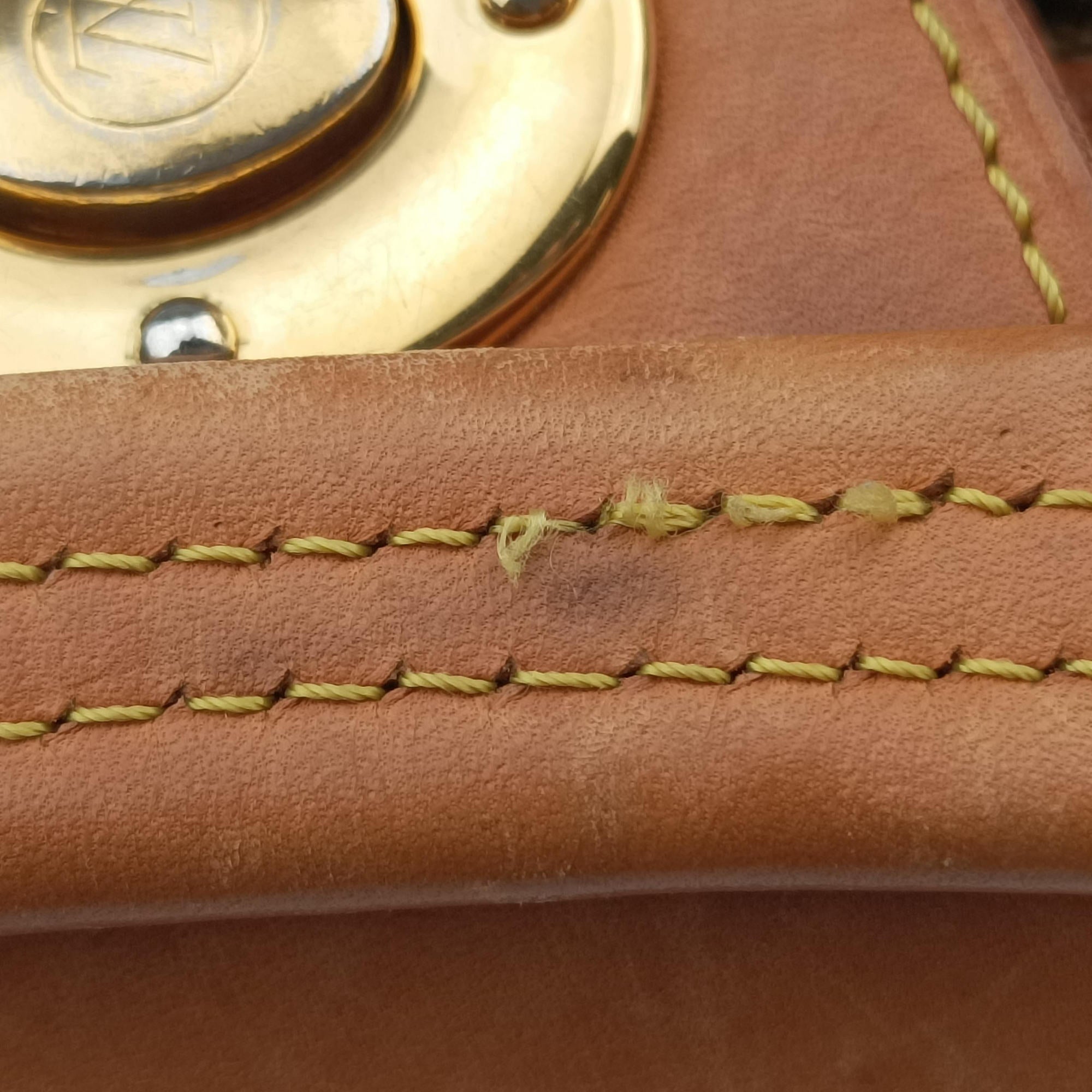 Pre-owned Louis Vuitton Monogram Boesy PM Brown Monogram Canvas M45715 handbag | stylenewstar