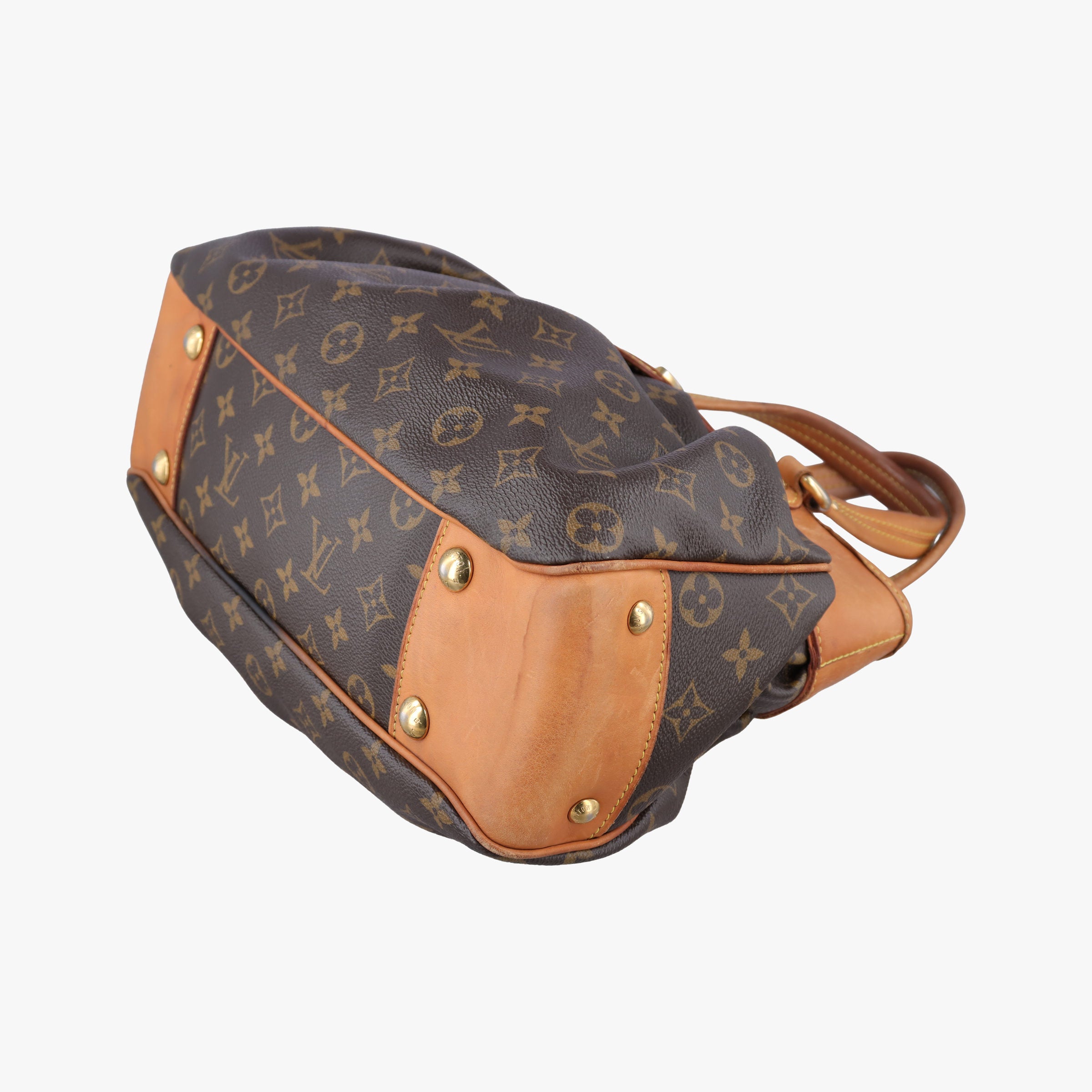 Pre-owned Louis Vuitton Monogram Boesy PM Brown Monogram Canvas M45715 handbag | stylenewstar
