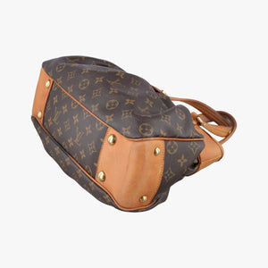 Pre-owned Louis Vuitton Monogram Boesy PM Brown Monogram Canvas M45715 handbag | stylenewstar