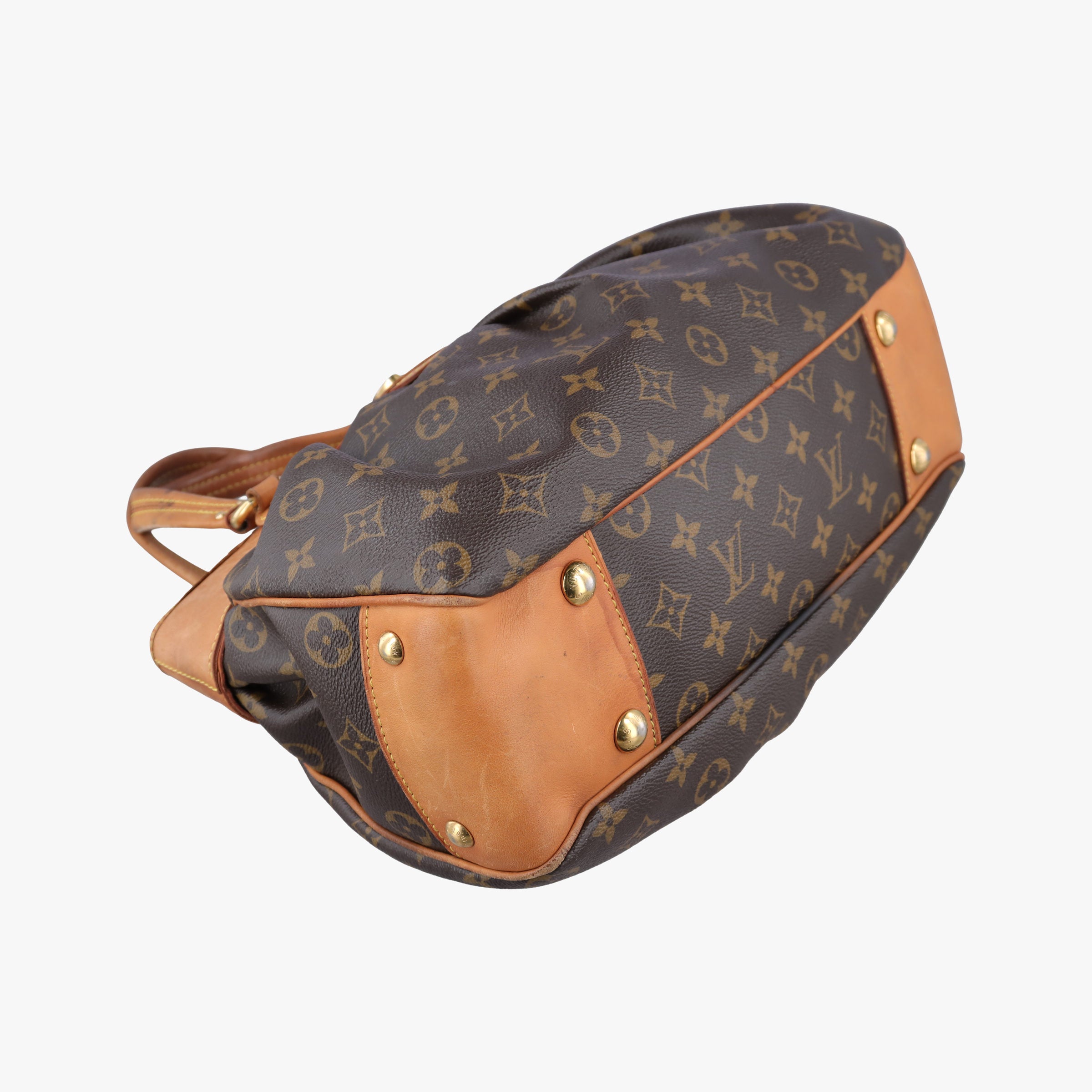 Pre-owned Louis Vuitton Monogram Boesy PM Brown Monogram Canvas M45715 handbag | stylenewstar