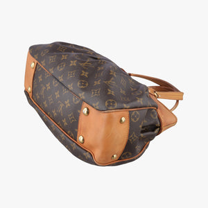 Pre-owned Louis Vuitton Monogram Boesy PM Brown Monogram Canvas M45715 handbag | stylenewstar