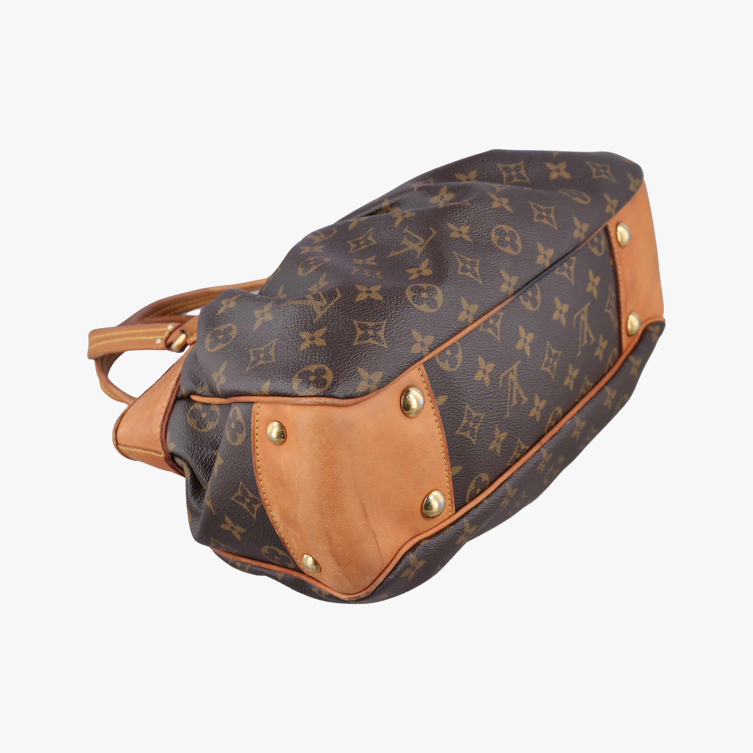 Pre-owned Louis Vuitton Monogram Boesy PM Brown Monogram Canvas M45715 handbag | stylenewstar