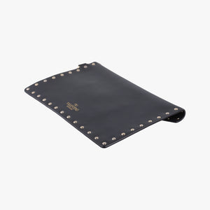 Vintage Valentino Rockstud Envelope Wallet Black leather  shoulderbag | stylenewstar