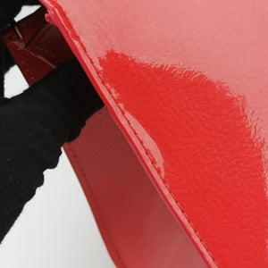 Pre-owned Delvaux Brillant Mini Red Enamel  shoulderbag | stylenewstar
